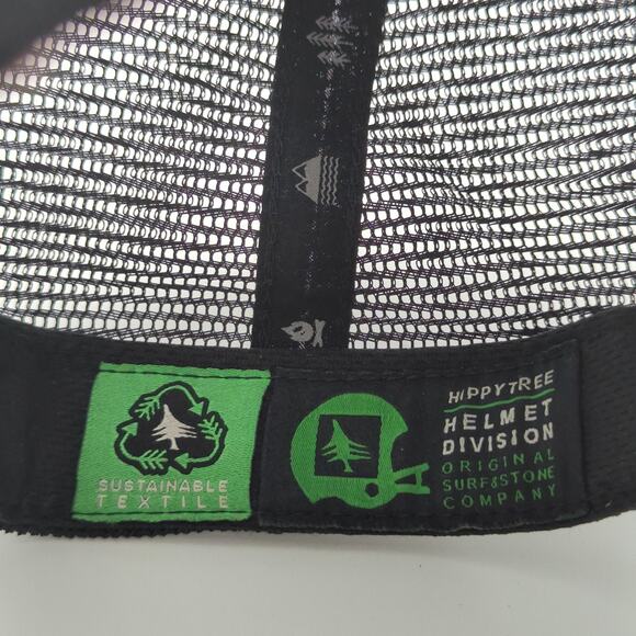 HippyTree Hat Cap Snap Back Blue Tan Mesh Trucker Patch Sustainable Mens Outdoor - Picture 7 of 12